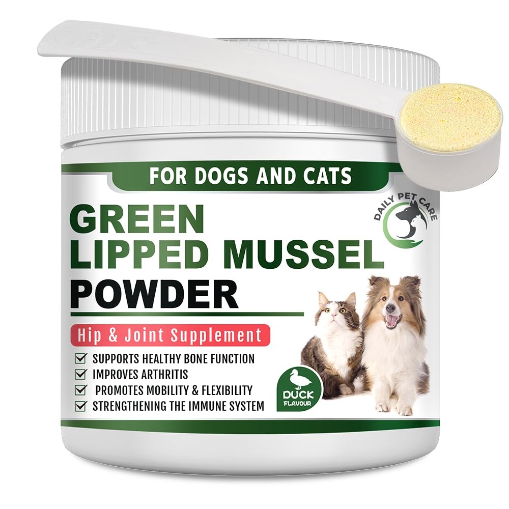 Green Lipped Mussel for Dogs and Cats | Cat Dog Joint Supplements to...