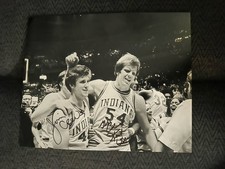 Jim Crews & Kent Benson IU Signed 8 X 10 Photo Indiana Hoosiers