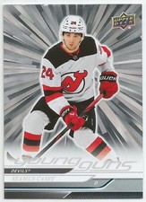 2024-25 Upper Deck Young Guns Outburst Silver SEAMUS CASEY 489 New Jersey Devils
