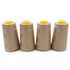 4 Cones of 3000 Yards Each Spool Thread for All Purpose Serger Overlock Quilt...