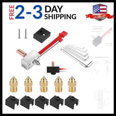 Sprite Extruder Upgrade Heater Block Kit High Temperature Pro 300  Titanium H...