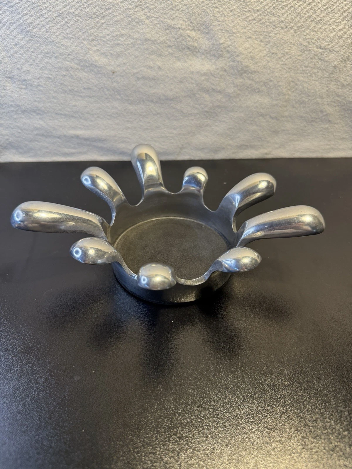 MCM Cast Aluminum Stop Action Water Droplet Splash Coaster India Handicrafts Inc