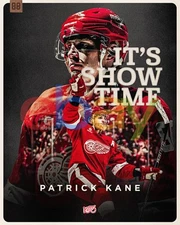 Patrick Kane "Show Time" 100 Year Anniversary Detroit Red Wings 8x10 NHL Photo