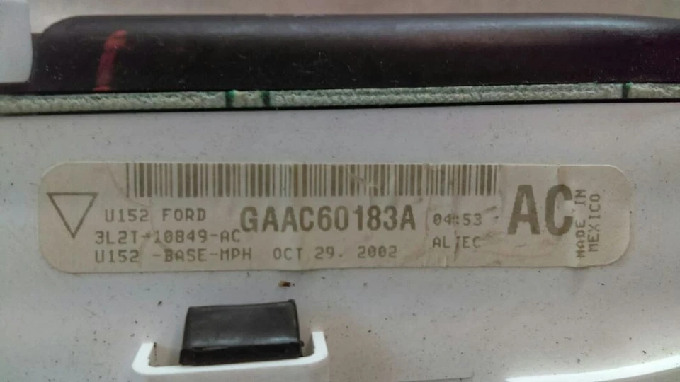 Cuadro de instrumentos velocímetro 3L2T10849AC compatible con 03 Ford Explorer F187-178039 Foto 3 de 4