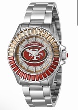 Invicta NFL San Francisco 49ers Women's 38mm Crystal Bezel Watch 42051
