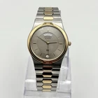 Seiko SQ Vintage 33mm Day Date Watch 5H23-6279 — Two Tone W/ New Battery