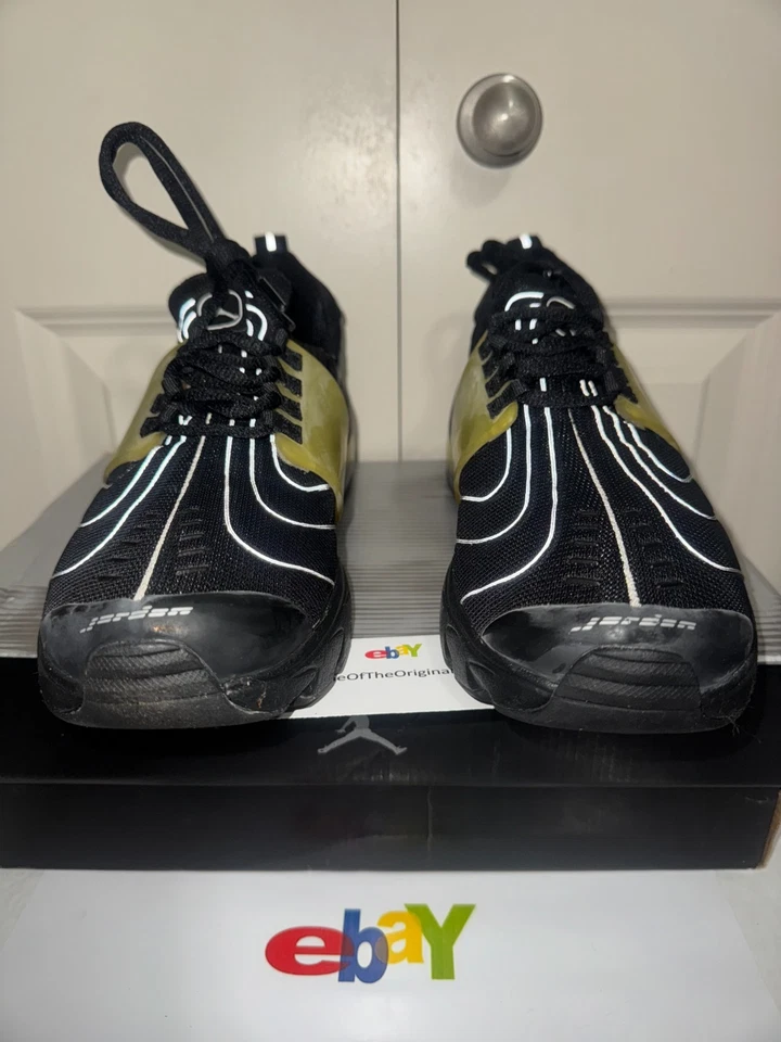 ORIGINAL 2000 Jordan Trunner Bubble Masculino tamanho 8 Preto/Preto-Met Slvr 136055-002 DS - Imagem 3 de 4