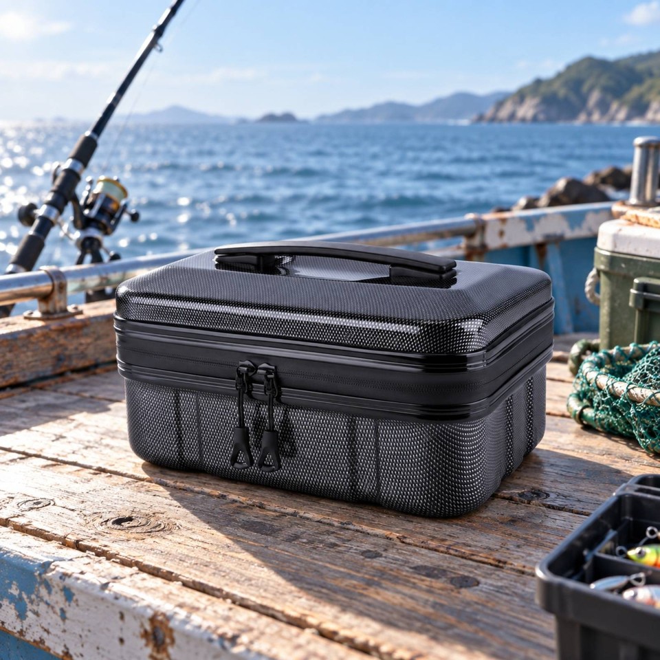 Tackle Box Compartmented Hard Shell Tackle Organizer Compact for ...