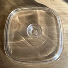 Pyrex Lid Replacement Square Corning Clear Glass Dome 10 1/4" A-12-C