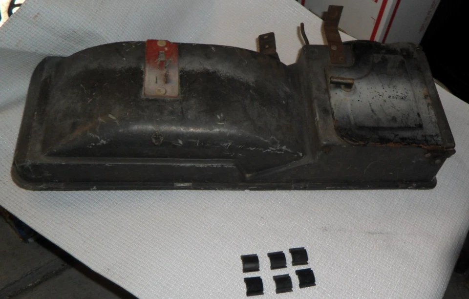 Late 1965 1966 Ford Mustang OEM Heater Box w. Vent Access & 6 Clips - Image 2 of 4
