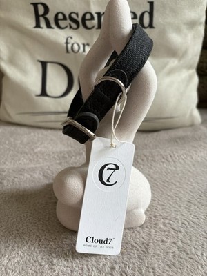 Cloud7 Hundehalsband Schwarz XS Neu mit Etikett