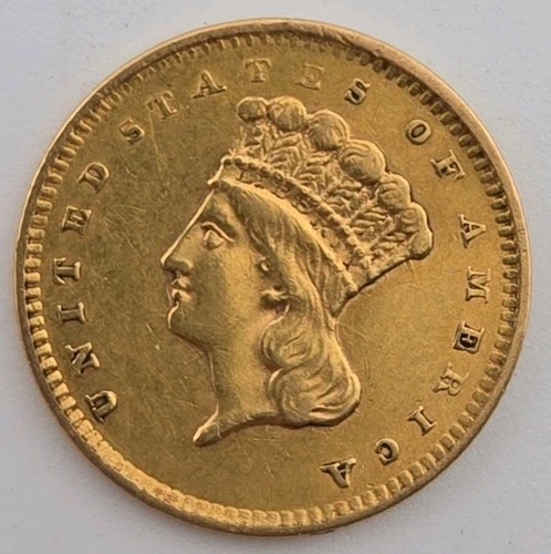 Photo of a 1856-P Gold Dollar from an eBay listing that sold on Jul 15, 2026