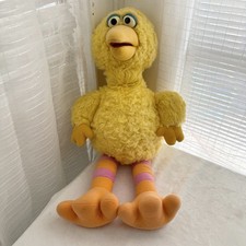 Vintage Big Bird Plush XL 34 Hasbro Softies 1985 Sesame Street Stuffed Animal