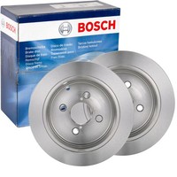 2X Bosch Bremsscheiben Ø258Mm Hinten Passend FÜR Toyota Corolla