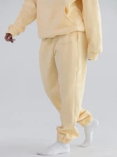 Comfrt Pastel Sweatpants Canary Size L