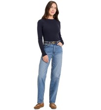 Universal Thread Women's High-Rise Straight Jeans Vintage Medium Wash Blue Sz 12