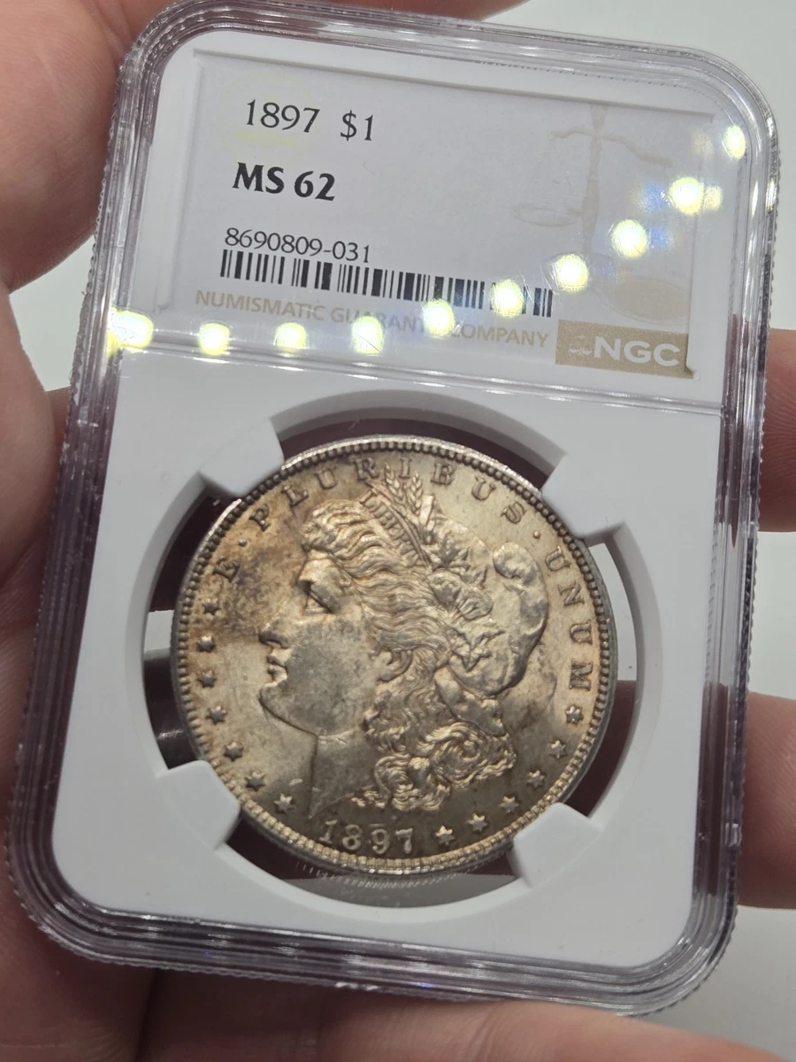 MS 62 Graded 1897 Year Morgan US Dollars (1878-1921) for sale | eBay