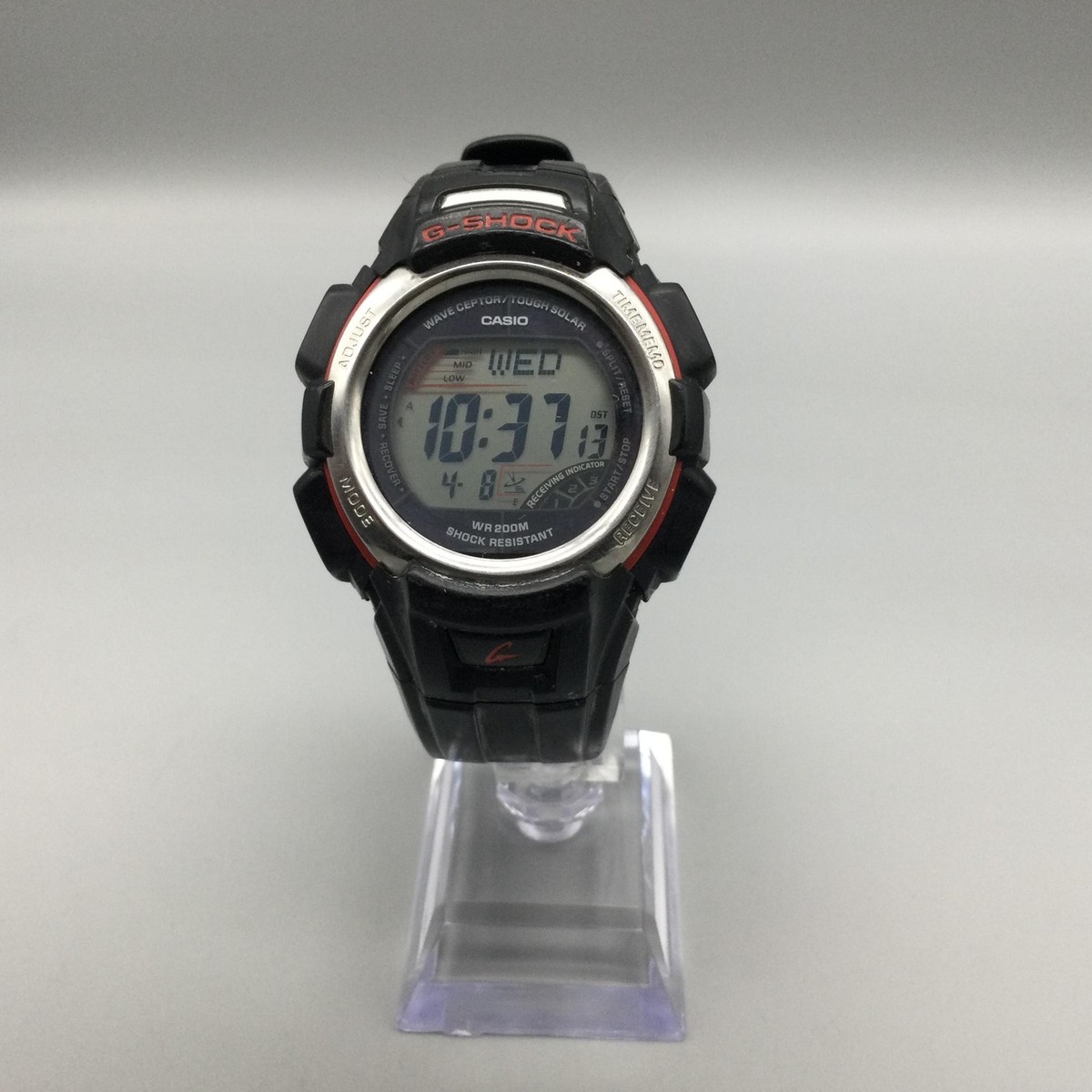 Casio G-Shock 2608 GW-300 Mens Watch 42mm Black Tough Solar Atomic