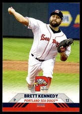 2022 Brett Kennedy Choice Minor League Rookie Red Sox Portland Sea Dogs
