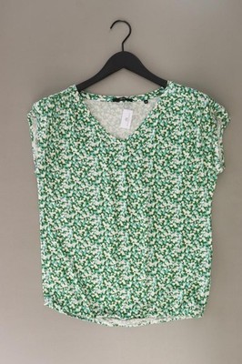   Zero Printshirt Regular Shirt für Damen Gr. 40, M Kurzarm grün aus Viskose  