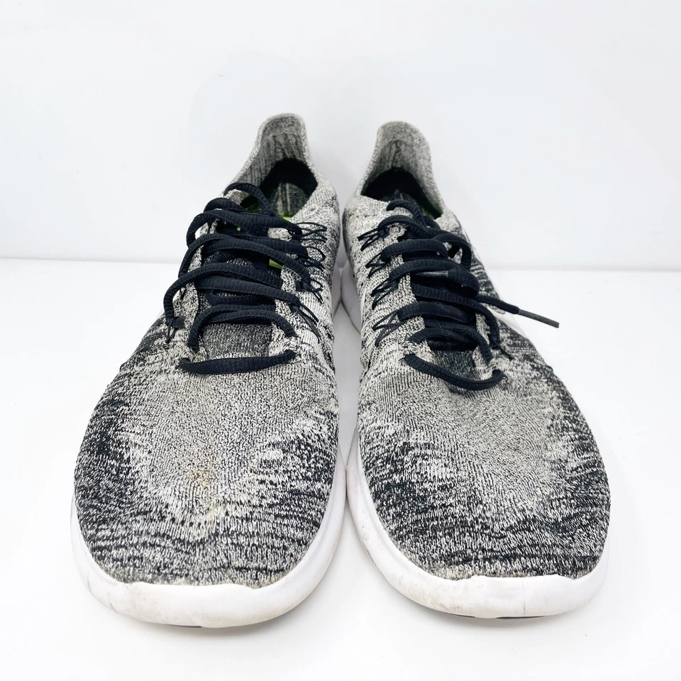 Nike Mens Free RN Flyknit 2017 880843-003 Black Running Shoes Sneakers Size 11 - Image 3 of 4