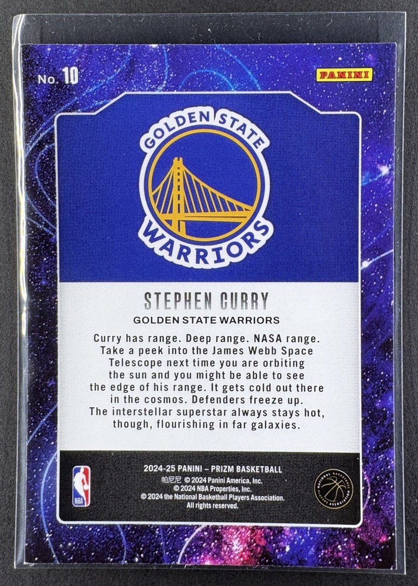 2024-25 Panini Prizm - Deep Space Stephen Curry #10 Green Prizm