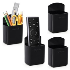 Remote Control Holder Wall Mount, TV Remote Organizer, 4PCS 3M Self-adhesive