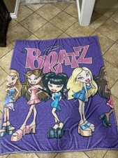 Bratz 50x57” Plush Soft Throw Blanket New