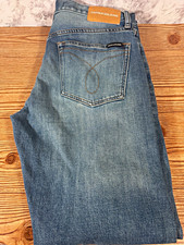 Calvin Klein Jeans CKJ 035 Straight Blue Denim 5-Pocket Jeans 32x32