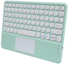 Wireless Keyboard with Touchpad, Ultra-Thin Rechargeable Bluetooth Green