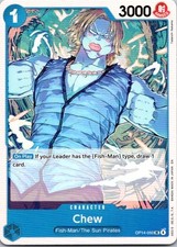 Chew OP14-050 Uncommon The Azure Sea's Seven Release Event Cards One Piece NM