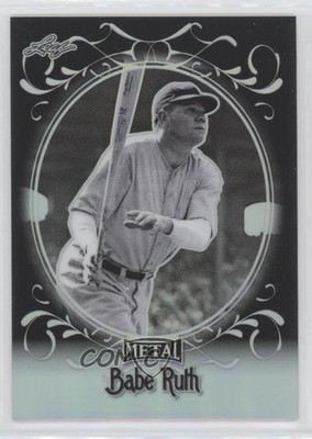 2019 Leaf Babe Ruth Collection Black 11/15 Babe Ruth #01 HOF 3y0
