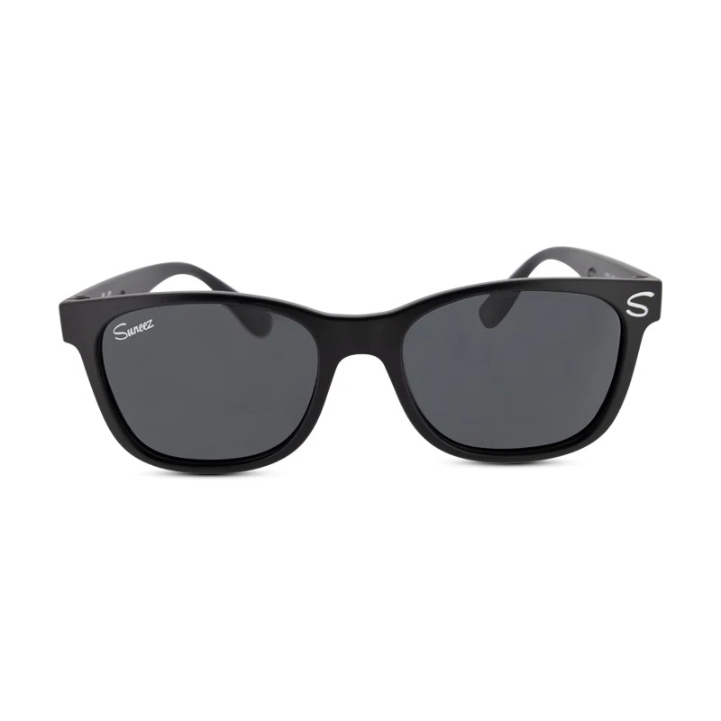 Suneez schwarze Kinder Sonnenbrille polarisiert flexible Bügel 5-12 Jahre UV400