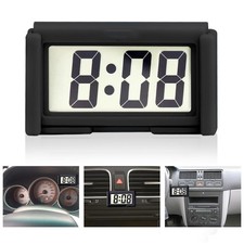 Car Dashboard Digital Clock - with Jumbo LCD Time  Day Display - Mini Automo...
