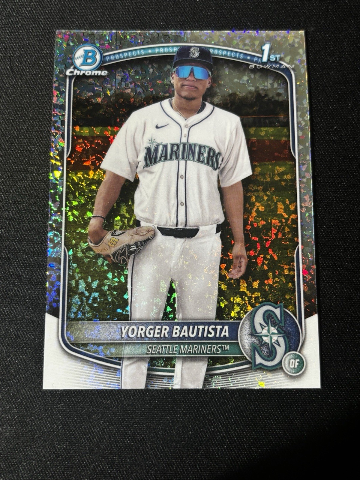 2025 Bowman Chrome Yorger Bautista  #BCP-194 Mini Diamond Refractor Mariners
