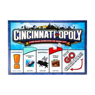 Late for the Sky Board Game Cincinnati-Opoly (2nd Ed) Box New