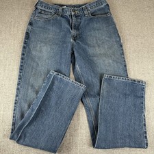 Carhartt Relaxed Fit Jeans Mens 34x36 Blue Denim Workwear
