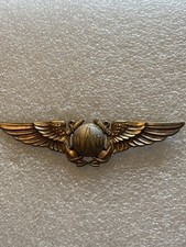 WWII USN Radar Observer’s Badge-FS-DS-MP-RL-PB-MM-sterl by H&H-0.4 oz