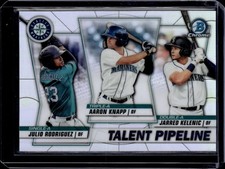 2020 Bowman #TP-SEA Jarred Kelenic/Julio Rodriguez/ Aaron Knapp Talent Pipeline