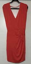 Cute Bodycon Forever 21 Contemporary Coral Red Dress Size Medium