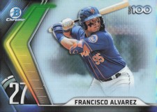 2022 Bowman #BTP-27 Bowman Scouts' Top 100 - Francisco Alvarez New York Mets