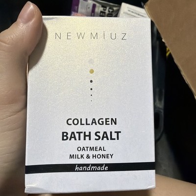 Newmiuz Collagen Bath Salt Handmade Milk And Honey 22