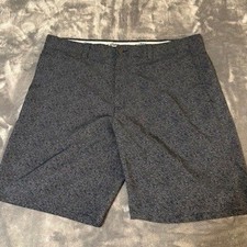 Callaway Mens Grey Micro Pattern Golf Shorts Size 38 Stretch Performance Active