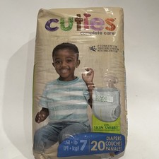 Cuties Complete Care Diapers Size 7 / 1 Pack Of 20