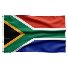 Large South Africa African Flag 5X3FT Vivid Cricket Sports Games Fan Support