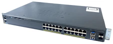 CISCO WS-C2960X-24TS-L V03 24-Port Gigabit Network Switch