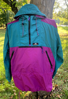 Vintage Sierra Designs Jacket Size Large Windbreaker Color Block Packable