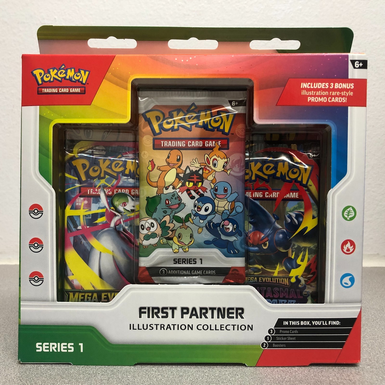 Pokemon 10-10358-108 First Partner Illustration Trading Cards