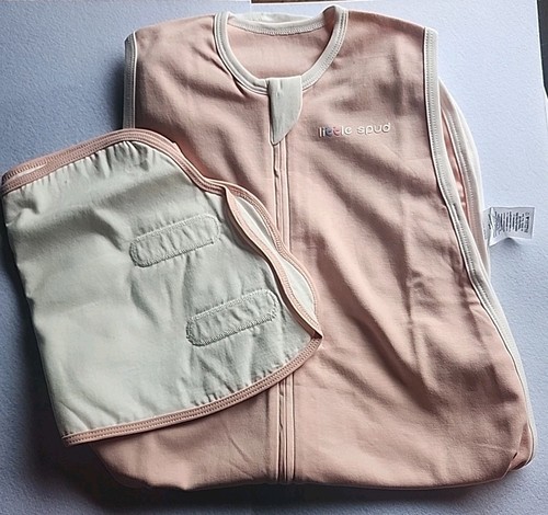 Little Spud Baby Swaddle Sleep Sack Pink 0-12 Month NIB - Picture 3 of 9