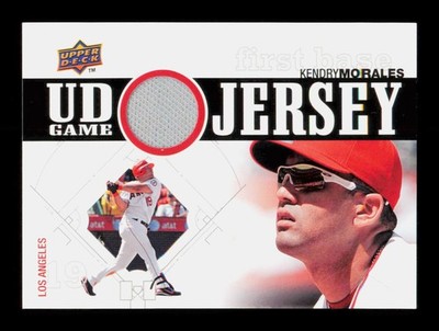 2010 Upper Deck #UDGJ-KE Kendry Morales UD Game Jersey Los Angeles Angels